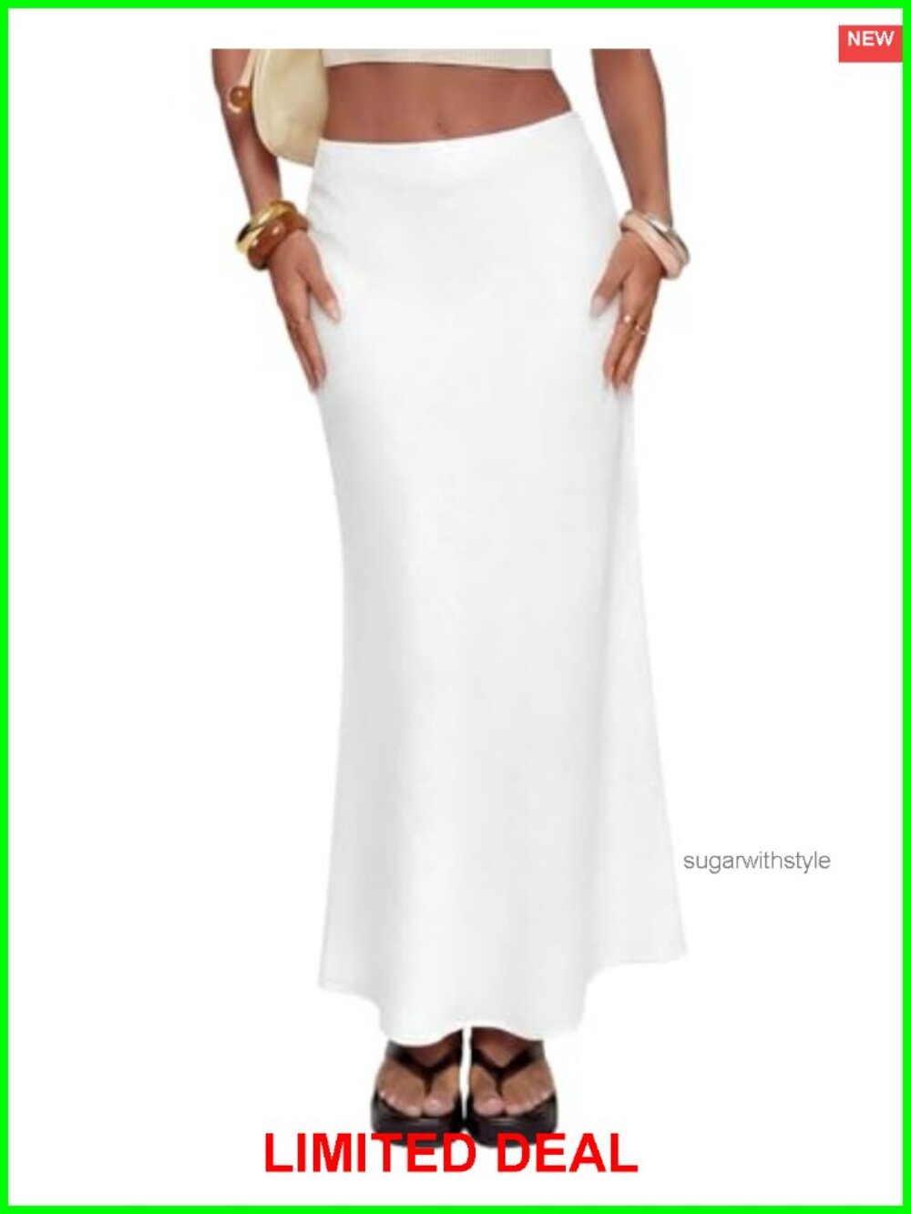 Women's Linen Maxi Skirt High Waisted Long Skirt